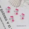 Nuevos Accesorios de Dibujos Animados de Resina Transparente Hielo 3D para Uñas DIY Pegamento de Crema Decoración de Funda de Teléfono Gatito Venta al por Mayor Gato Kt
