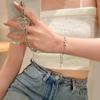 Llegada Nueva 2022 Pulsera de Perlas y Mariposas con Lazo y Corazón para Mujer Diseño de Nicho Elegante Pulsera Dulce Versátil