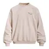Sudadera con Capucha de Cuello Redondo Estampado Graffiti Pintado para Hombre, Holgada, Tendencia High Street, Desgastada, Flor Frita, Sudadera de Manga Larga para Primavera y Otoño