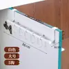 Colgador de cocina de una barra para toallas, colgador de trapos sin taladro montado en la parte trasera de la puerta del gabinete, barra para toallas para la puerta del gabinete