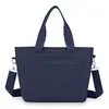 Bolsa feminina de nicho de luxo leve, bolsa transversal de grande capacidade para o dia a dia, bolsa de ombro e transversal de nylon