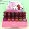 Comércio Exterior Mlundo6 cor óleo labial transparente copo que não gruda batom que muda de cor com a temperatura menina hidratante brilho batom com mudança de cor