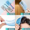 Wan Mei fábrica spot multi-color Nove fileiras pente pente cabelo costelas casa pente dentes redondos pente forma fofa pente Novo