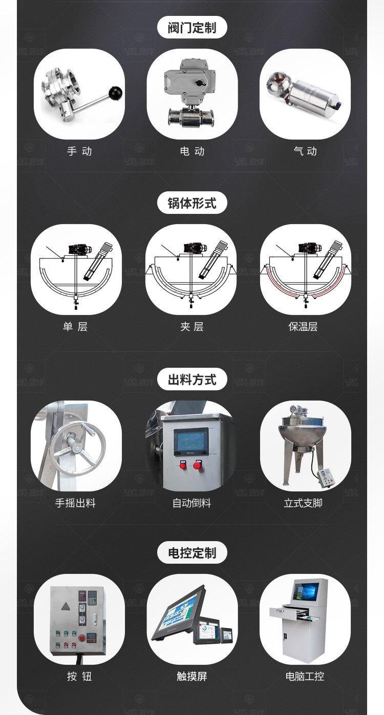 南洋夹层锅——蒸汽可倾式（精工版）改