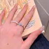 Anillo de amor dulce para mujer diseño de nicho ins lujo ligero de alta calidad anillo para el dedo de dieta ajustable anillo personalizado de moda