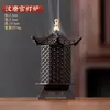 Linterna de la Magpie Dorada de Fábrica Plato Fu Lu Quemador de Incienso Pequeño para el Hogar Interior Nube Auspiciosa Quemador de Incienso Aleación Adorno Creativo