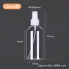 Botella Atomizadora Pequeña de Plástico Transparente para Mascotas 30ml 50ml 100ml Botella Atomizadora Botella Rellenable para Maquillaje Perfume