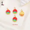Colgante Tradicional de Esmalte con Diseño de Cloisonné de Goteo de Aceite Hecho a Mano, Colgante para Pulsera y Collar DIY, Materiales Versátiles para Accesorios