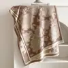 Chal Cálido de Invierno de Seda Su Zhi Imitación Cachemir Estilo Étnico Chal Floral Bufanda Estilo Étnico Vintage Venta al por Mayor