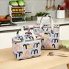 Nueva bolsa para lonchera bolsa térmica para almuerzo gran capacidad bolsa para picnic al aire libre impermeable portátil bolsa para almuerzo caricatura conservación en frío