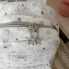 Mochila para niñas, estilo japonés, nuevo diseño de moda, alto atractivo estético, estilo universitario, estampado de estrellas, mochila ligera para estudiantes de secundaria y preparatoria