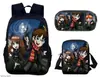 Mochila Escolar Harry Potter de Tres Piezas Mochila Casual para Hombres y Mujeres Mochila para Estudiantes Impresa de Gran Capacidad Mochila para Exteriores
