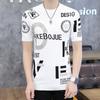 Nuevo anuncio camiseta casual de manga corta de verano para hombre camisa básica compatible con la primera generación de pelo