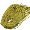 Cuerda de Tres Hilos de Alambre Dorado y Plateado, Cable con Alma, Cuerda Retorcida Dorada y Plateada, Cuerda para Bolsas y Carteras, Cordón Decorativo Navideño