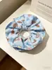 Ligas para el cabello de cuadros dulces directas de fábrica, scrunchies para moños, scrunchies para coleta baja, scrunchies