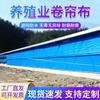 Impermeable a prueba de lluvia protector solar cuchillo raspador tela valla cerdo pollo pato ganado recinto lona a prueba de lluvia cría persiana enrollable lona mayoreo