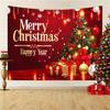 Tapeçaria festiva de Natal pôster de decoração de Natal banner de decoração de festa de Feliz Natal tecido de fundo