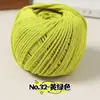 Hilo de algodón hueco de 2 mm en stock, mismo estilo que en Xiaohongshu, hilo de hebra redonda para tejer bolsos, cuerdas, bolsos de ganchillo, hilo para manualidades DIY