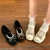 Populares tacones de plataforma gruesa, tacón grueso, estilo dulce, con moño, punta fina, para mujer, nueva colección otoño 2026, perfectos con vestidos, estilo Mary Jane