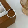 Anel de pérola de prata esterlina S925 irregular quebrado design de nicho feminino luz luxo dedo indicador estilo frio único alto