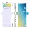 Suministro directo de fábrica funda de microfibra para silla de playa toalla para reclinable bolsa para toalla de playa impresión digital geométrica funda para reclinable