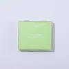 Chá Verde com Bambu Espelhado Carvão Facial Papel Absorvente de Óleo Papel Absorvente de Óleo com Esponja Caixa Espelhada Armazenamento Portátil Refrescante Facial