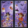 Calcomanías de Halloween Calcomanías Divertidas de Calavera para Vidrio Decoración Transfronteriza de Halloween Creativas Calcomanías Estáticas de Calabaza y Murciélago
