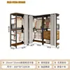 Guarda-Roupa Aberto DIY Closet Planejado Combinação de Guarda-Roupa Cabideiro Prateleira de Chão para Quarto
