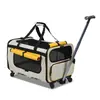 Bolsa de transporte grande para animais de estimação, conveniente e dobrável, portátil para passeios, adequada para cães pequenos, grande capacidade, bolsa de mão para gatos, portátil