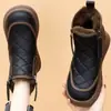 Populares botas de nieve para mujer de comercio exterior transfronterizo, zapatos de algodón engrosados con forro de felpa de invierno para el Noreste, impermeables, antideslizantes, cálidos, botines