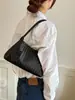 Bolso de axila tejido más vendido transfronterizo, nuevo bolso de mano elegante estilo francés 2026, bolso de hombro tejido casual vintage