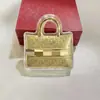 Llavero de Oro Puro 999 Colgante de Marca de Lujo Producto Popular de Venta Transfronteriza Comercio Exterior Comercio Electrónico Transmisión en Vivo