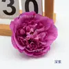 Flor de peonía estilo Tang de simulación, pared de flores para salón de bodas, decoración de guía de carretera, flor artificial, caja de flores con sombrero de flor de estudioso, hecho a mano, DIY