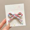 Pasador Dulce de Princesa Estilo Ins con Flequillo Lateral, Pinza para el Cabello Delicada y Versátil, Accesorio para el Cabello de Color Dopamina