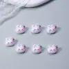 Accesorios de Arte de Uñas de Conejo de Dibujos Animados Estilo Japonés Rhinestone de Resina Decoraciones de Uñas Portátiles Accesorios para Fundas de Teléfono Pegamento de Crema Accesorios de Material DIY