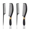 Juego de 2 peines de dientes finos para el cabello antiestáticos peine de cola larga peine de púas divididas regalo fabricantes de peines de plástico