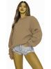 Sudadera Casual Unisex Estilo Europeo y Americano Transfronteriza Estilo Sencillo Mangas Caídas Cuello Redondo Sudadera de Felpa Cómoda de Moda en Stock