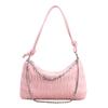 Bolsa Grande de Nova Moda Verão 2023 Feminina Nicho Design Plissado Bolsa de Ombro Bolsa Tote para Trabalho e Dia a Dia
