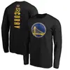 Transfronterizo James Ou Texto Carta Curry Manga Larga Impresión 3D Hombres Deporte Secado Rápido Camiseta Deportiva de Baloncesto Nba