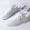 Zapatos de lona estilo coreano para mujer, zapatos blancos pequeños, nuevo estilo para primavera y otoño, zapatos de lona casuales deportivos para mujer