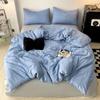 Venta al por mayor de ropa de cama de algodón bohemio de cuatro piezas, estilo japonés, pequeña, fresca, nórdica, sencilla, para familias.