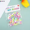 Exportação Transfronteiriça Resina Rosa Pulseira DIY Acessórios de Contas Cartão de Unha de Papel Cabeça Pulseira Acessórios de Contas Contas