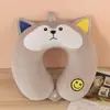 Almohada de Espuma Viscoelástica en Forma de U Almohada de Dibujos Animados en Forma de U logo Regalo para Actividad Almohada de Viaje Siesta Almohada Cervical para el Cuello