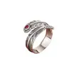 Moderna y popular nuevo anillo de pluma de águila Goro Takahashi, diseño unisex de garra de águila abierta, directo del fabricante