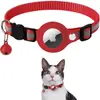 Nuevo Estuche Rastreador Apple Airtag Collar de Posicionamiento Anti-Pérdida para Mascotas Gato Collar Reflectante con Cascabel