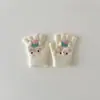 Guantes Coreanos para Bebé Yipan Otoño e Invierno Estilo Nuevo 1-3 Años Medio Dedo Lindos Guantes sin Dedos para Niños Pequeños Venta al por Mayor