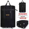 158 Bolsas de Envío para Aerolíneas Bolsa de Lona Duffel Gran Capacidad Bolsa para Mudanza y Viaje con Ruedas Tirador Trasero Bolsa Duffel de Doble Uso