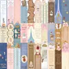 30 Marcapáginas de Dibujos Animados, Lindos Retro Simples Estilo Cuaderno de Notas Materiales Artísticos Creativos, Colección de Tarjetas Marcapáginas de Papel para Lectura