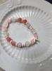 Pulsera de Cerámica con Cuentas de Elefante Color Macarrón para Mujer, Pulsera de Amistad de Diseño Niche, Joyería Dopamina Hecha a Mano