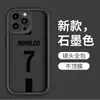 Artículo popular de comercio exterior: Copa del Mundo No.. 7 Fundas de Teléfono Temáticas de Fútbol para iPhone 17, C. Diseño de Ronaldo, Funda Protectora de Silicona Anti-Rayones para 15Pm